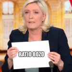 Lepen ratio | RATIO BOZO | image tagged in c faux | made w/ Imgflip meme maker