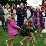 Joe Biden ogling children