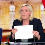 Tweet imprimé Lepen