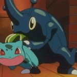 Heracross x Bulbasaur meme