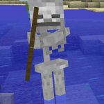 Minecraft Skeleton will decide your fate meme