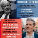 Boris v Starmer meme