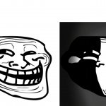 People who don’t know vs, people who know (trollface version) template