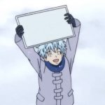 Kaido holding a sign meme