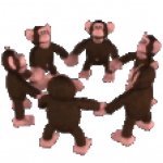 happy monkey circle meme