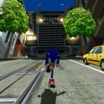 Sonic running from truck