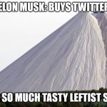 Elon Buys Twitter So Much Tasty Leftist Salt | ELON MUSK: BUYS TWITTER; ME: SO MUCH TASTY LEFTIST SALT | image tagged in salty | made w/ Imgflip meme maker