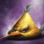 Realistic angry bird