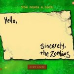 A note from a zombie