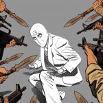 Moon Knight Surrounded By Guns