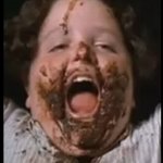 Kid Covered in Chocolate