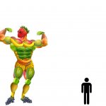 Buff Fruit vs. Human