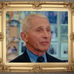Fauci in a Picture Frame template