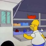 Homer Simpson food truck GIF Template