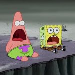Suprised Patrick and Spongebob