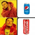 Elon Musk Coca Cola Meme | image tagged in drake elon,elon musk,coca cola,cocaine,elon | made w/ Imgflip meme maker