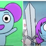 pibby what you think vs pibby what it actually is meme