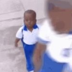 kid walking GIF Template