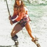 Conan the Destroyer  sword Arnold