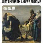 Jesus drunk meme