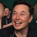 Laughing Elon musk meme