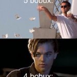 bobux | 5 bobux:; 4 bobux: | image tagged in rich and poor | made w/ Imgflip meme maker