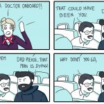 doctor on the plane