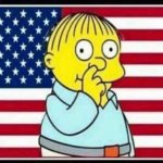 RALPH WIGGUM U.S. FLAG meme