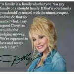 Dolly Parton quote LGBTQ acceptance meme
