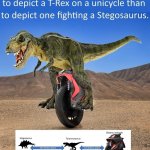 T-rex unicycle