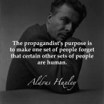 Aldous Huxley quote meme
