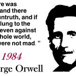 George Orwell 1984 quote meme