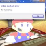 Smg4 Mario video playback error too much cringe