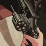 Anime gun GIF Template