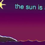 the sun is a deadly laser GIF Template