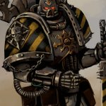 Chaos space marine template