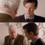 The Doctor and the Curator template