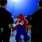 Mario gets arrested template