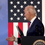 Biden shakes hands