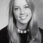 Amber Heard Yearbook Picture | MOST LIKELY TO SHIT ON YOUR BED | image tagged in amber heard yearbook | made w/ Imgflip meme maker