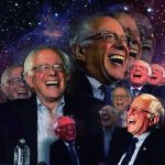 Bernie Sanders laughing meme
