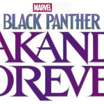 Black Panther Wakanda Forever logo transparency