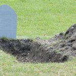 Grave hole