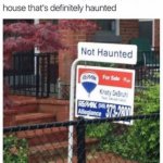 Not haunted house meme