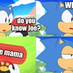 Sonic Mania 2017, 2017 Design Sonic Mania, joe mama