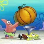 Patrick and Spongenob Pumpkin