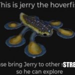 Jerry The Hoverfish | image tagged in jerry the hoverfish | made w/ Imgflip meme maker