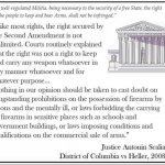 Justice Scalia on D.C. v. Heller