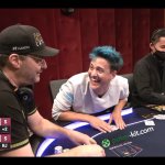 Ninja looking at Phil Hellmuth