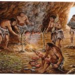 Early humans caveman cavemen